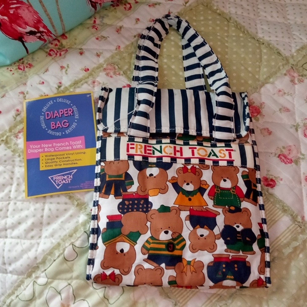 Vintage Bear Diaper Bag